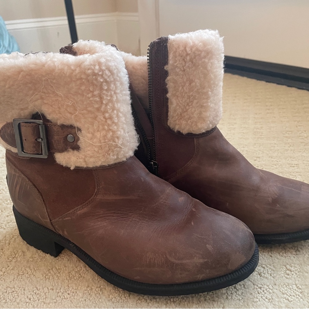 Women's Brown Ugg Ankle Boots
